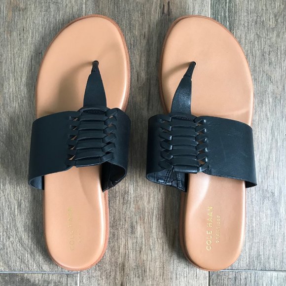 Cole Haan Sandals - Black and Tan - Women's Size 7.5 - Picture 7 of 13